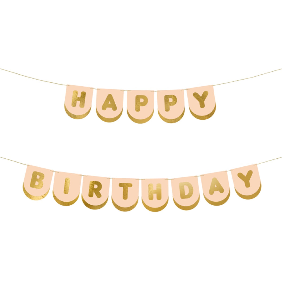 Dzimšanas dienas svētku virtene - Happy Birthday Banner Horses, 150cm