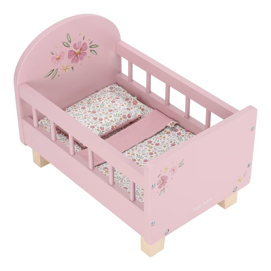 wooden doll bed