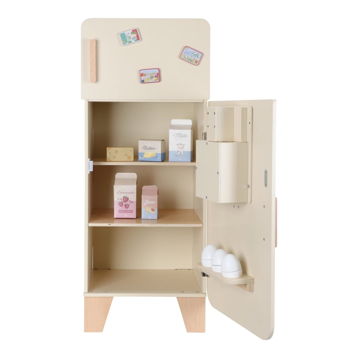 Bērnu rotaļu ledusskapis, koka, Wooden Fridge, Little Dutch