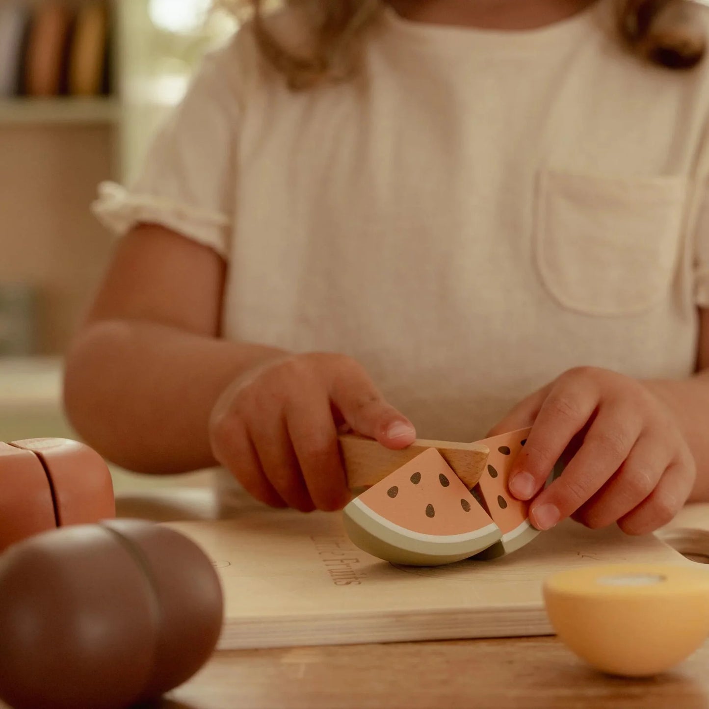 Koka augļu komplekts, Wooden Fruits, Little Dutch, LD2504