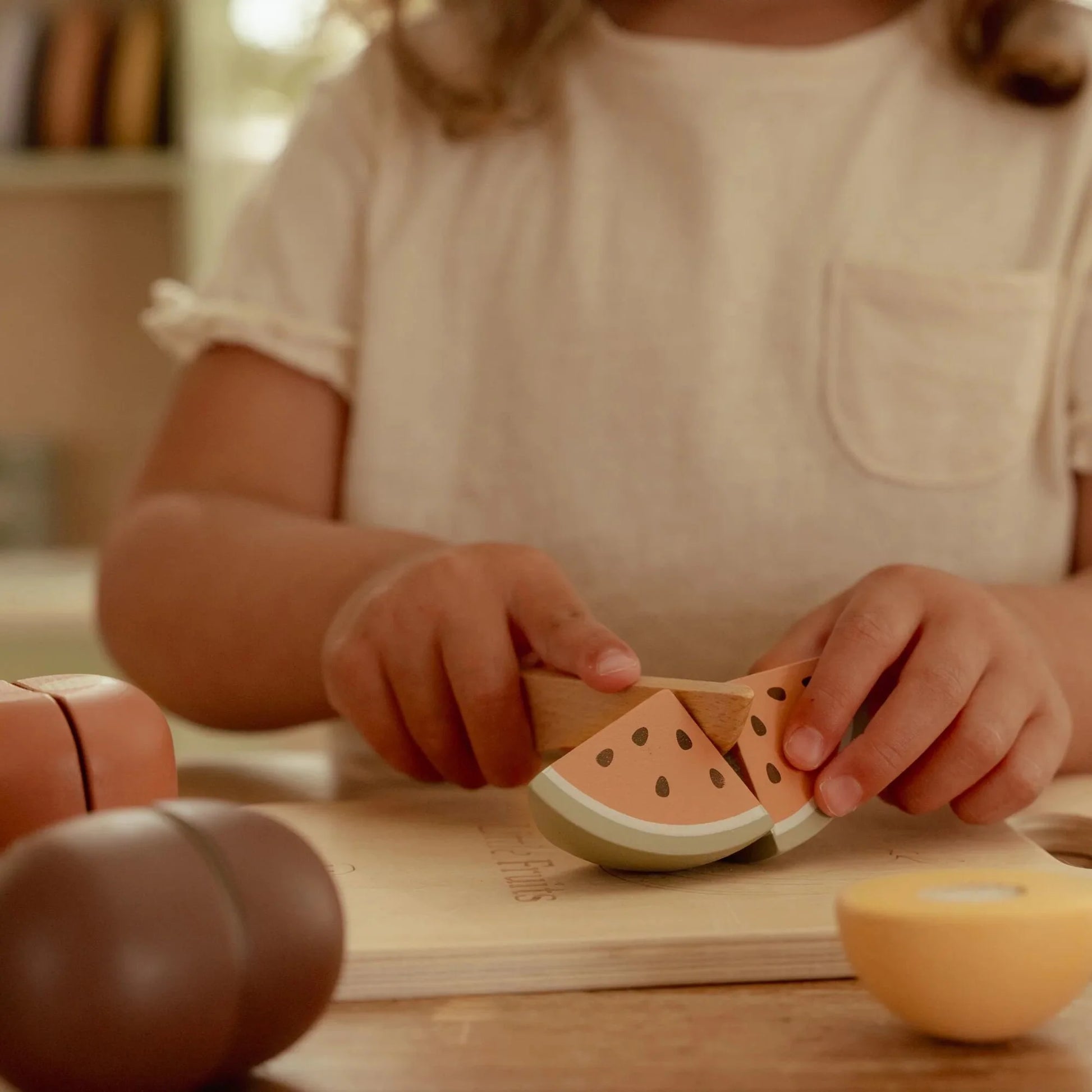 Koka augļu komplekts, Wooden Fruits, Little Dutch, LD2504