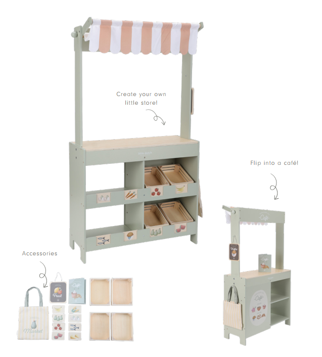 Tirgus stends, Market Stall, Little Dutch, ld2506
