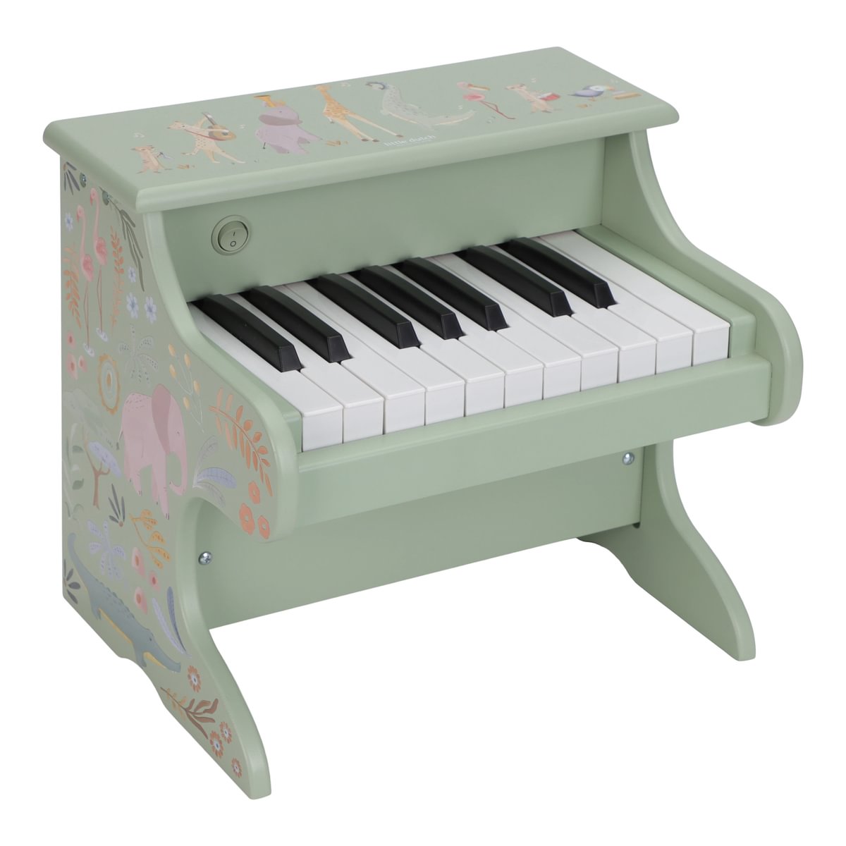 Bērnu klavieres, koka, Wooden Piano, Safari Friends, Little Dutch, ld7476