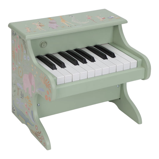 Bērnu klavieres, koka, Wooden Piano, Safari Friends, Little Dutch, ld7476