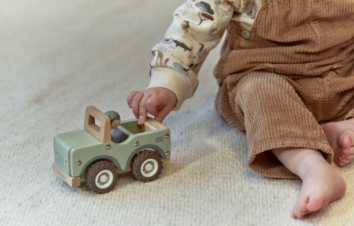 Koka safari auto, Wooden Safari Car, Little Dutch, LD7484