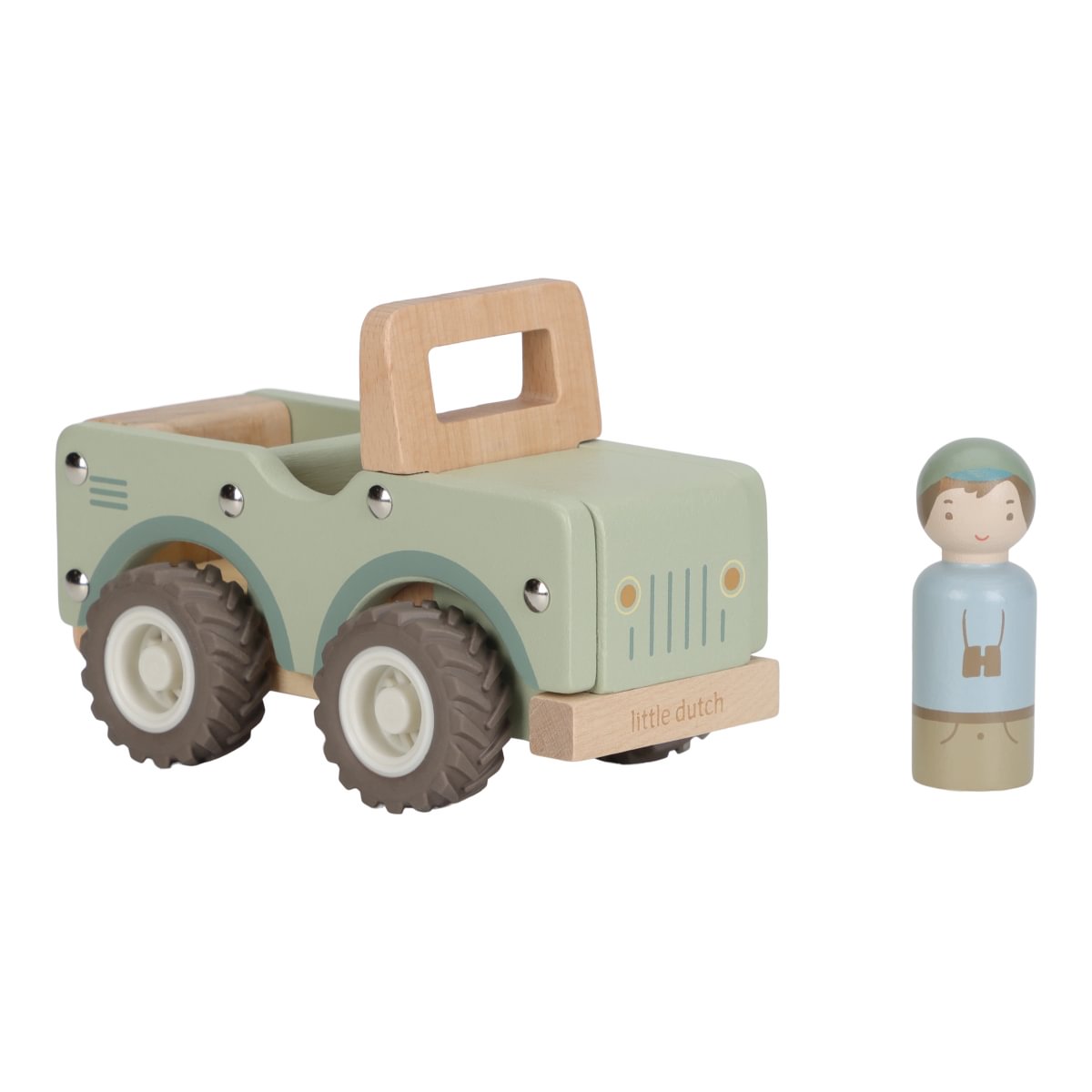 Koka safari auto, Wooden Safari Car, Little Dutch, LD7484