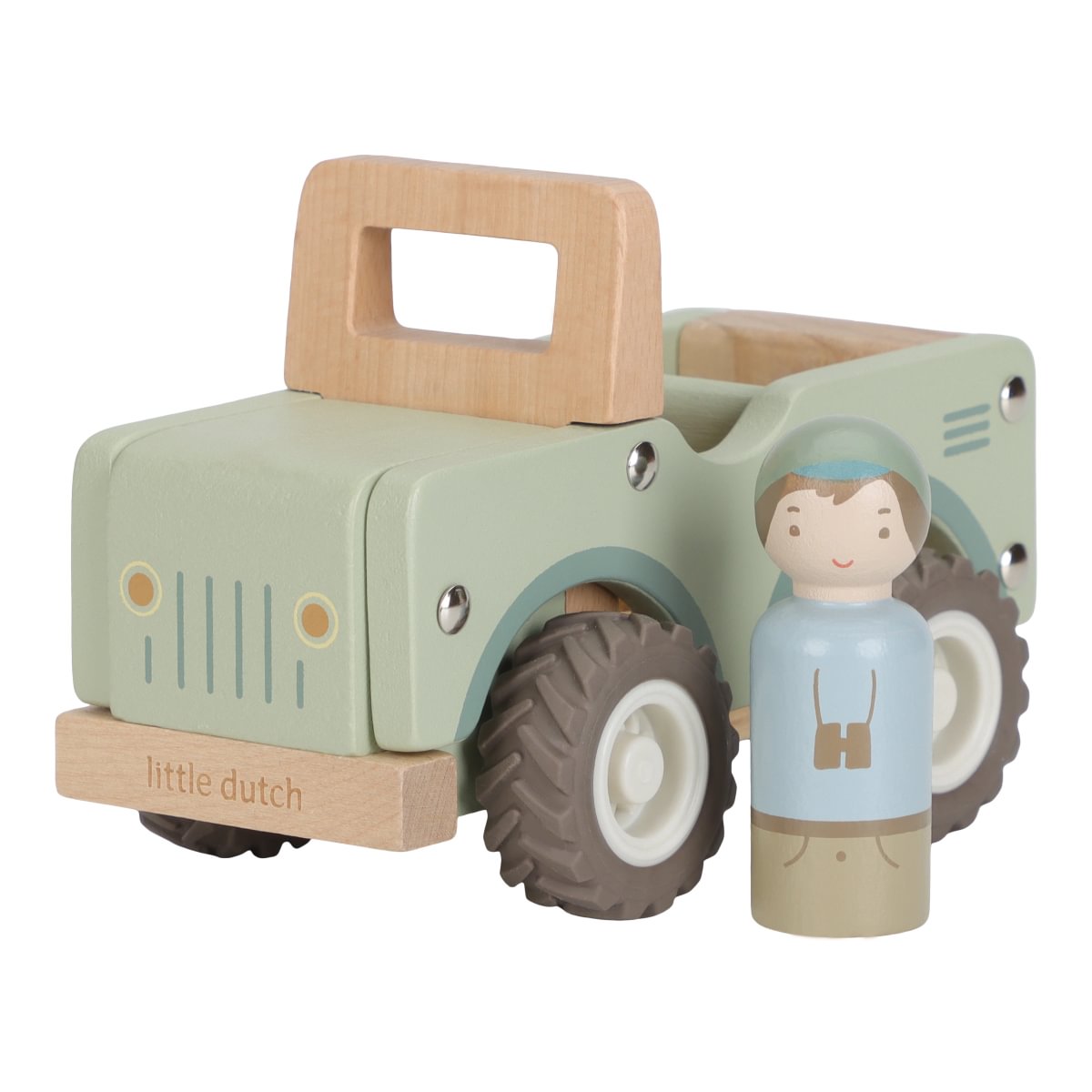Koka safari auto, Wooden Safari Car, Little Dutch, LD7484