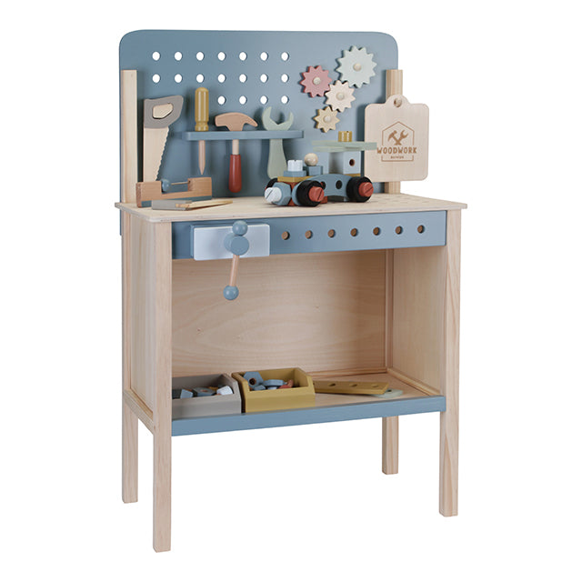 Bērnu darba rīku galds ar instrumentiem Little Dutch 7079 Children's Workbench