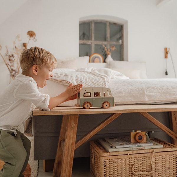 Zēna rotaļas - Little Dutch Campervan Vintage, 7098 kempera buss koka