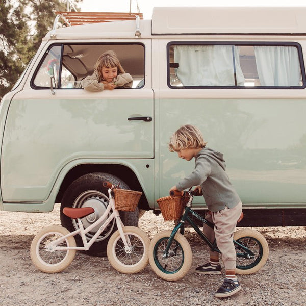 Bērni un Banwood bērnu skrejritenis First Go Green, Balance bike, zaļš
